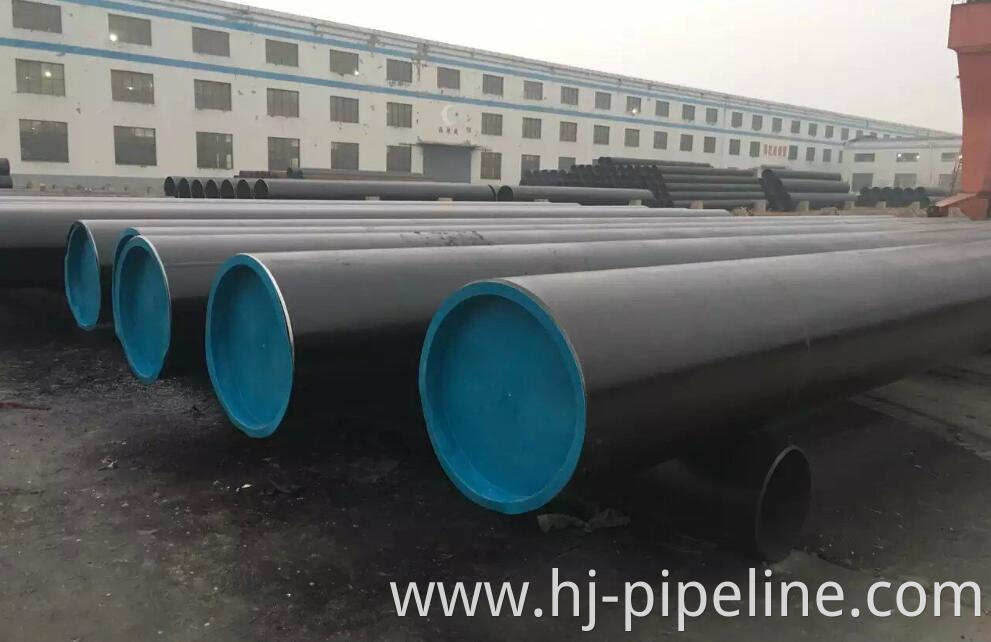 seamless line pipes with bevel ends
